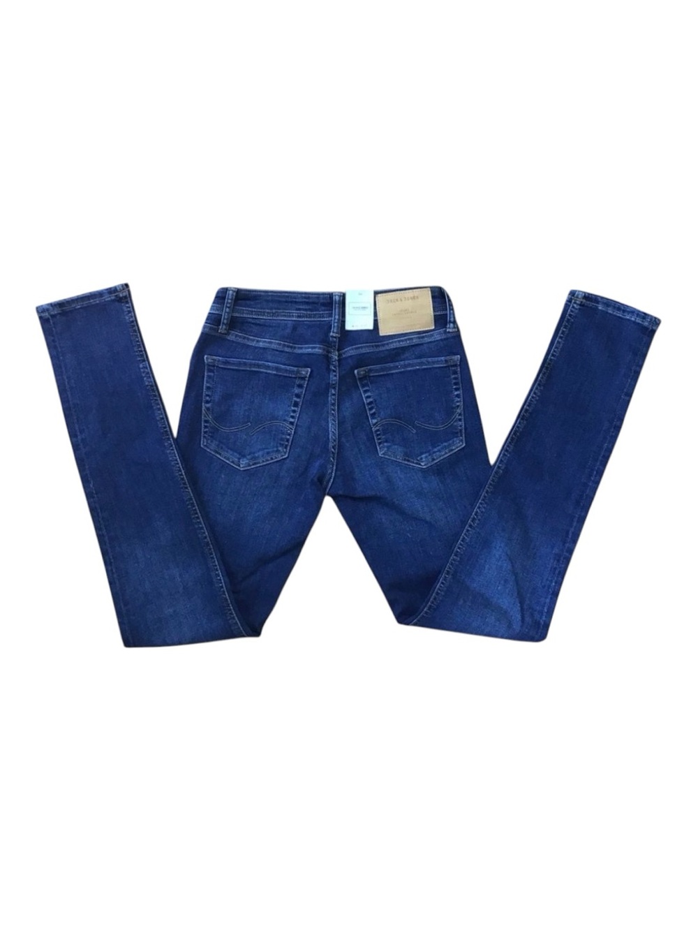 NWT Jack and jones men jeans skinny fit Liam 28/32 blue denim
